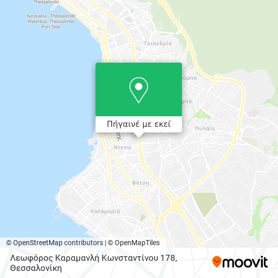 Λεωφόρος Καραμανλή Κωνσταντίνου 178 χάρτης