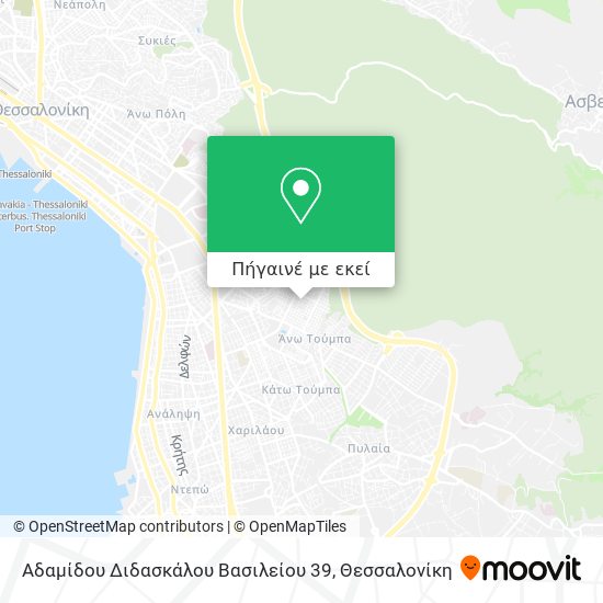 Αδαμίδου Διδασκάλου Βασιλείου 39 χάρτης
