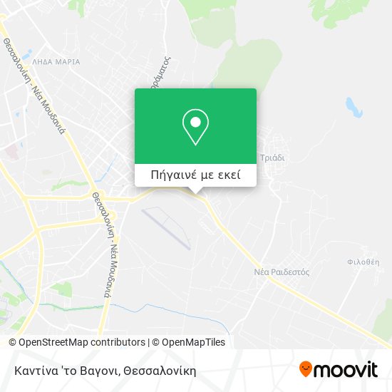 Καντίνα 'το Βαγονι χάρτης
