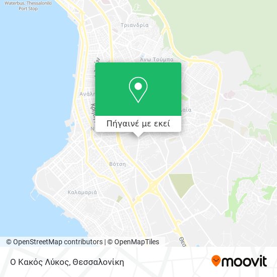 Ο Κακός Λύκος χάρτης
