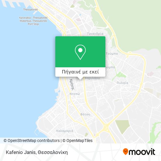 Kafenio Janis χάρτης