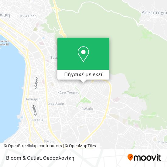 Bloom & Outlet χάρτης