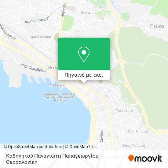 Καθηγητού Παναγιώτη Παπαγεωργίου χάρτης