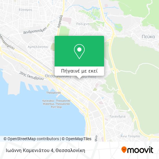 Ιωάννη Καμενιάτου 4 χάρτης