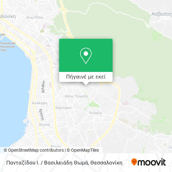 Πανταζίδου Ι. / Βασιλειάδη Θωμά χάρτης