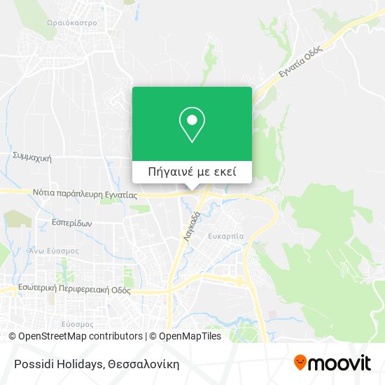 Possidi Holidays χάρτης