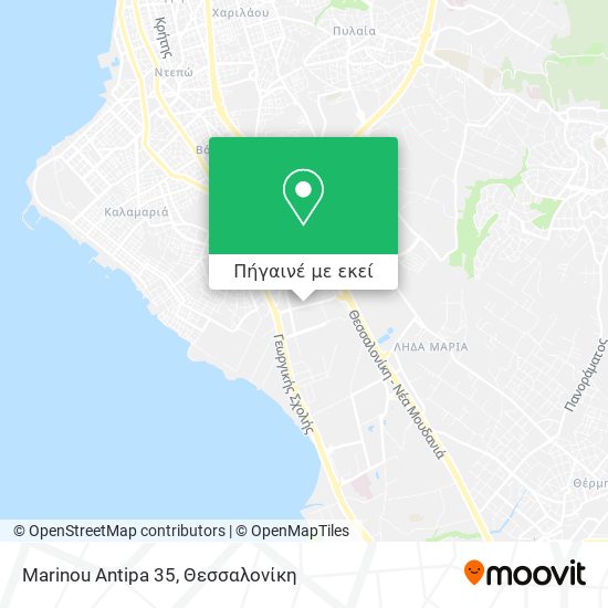 Marinou Antipa 35 χάρτης
