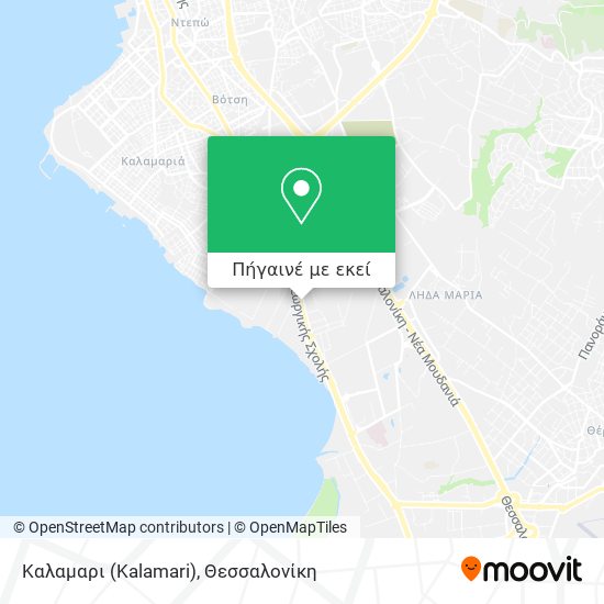 Καλαμαρι (Kalamari) χάρτης