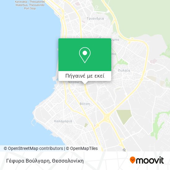 Γέφυρα Βούλγαρη χάρτης
