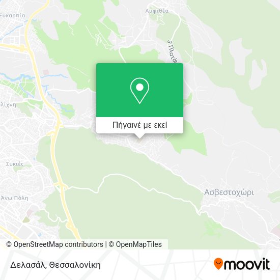 Δελασάλ χάρτης