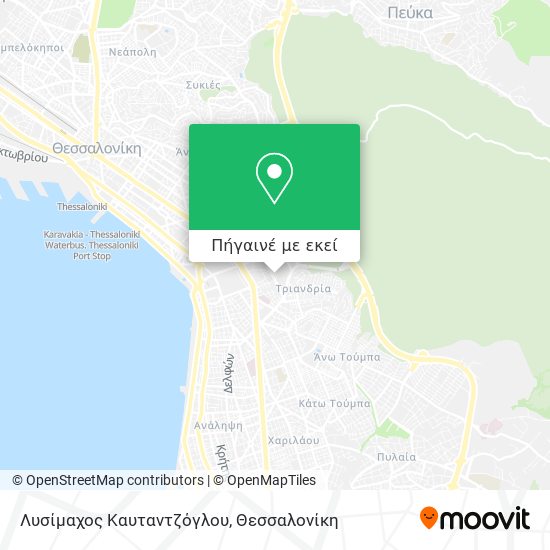 Λυσίμαχος Καυταντζόγλου χάρτης