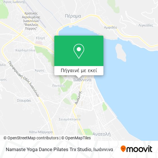Namaste Yoga Dance Pilates Trx Studio χάρτης