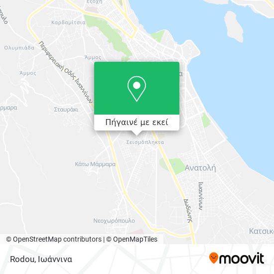Rodou χάρτης