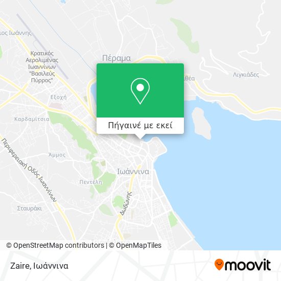 Zaire χάρτης