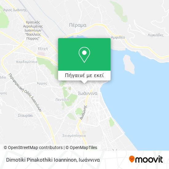 Dimotiki Pinakothiki Ioanninon χάρτης