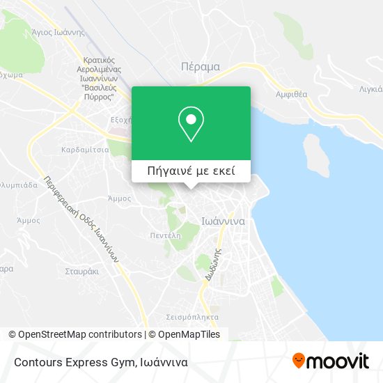 Contours Express Gym χάρτης