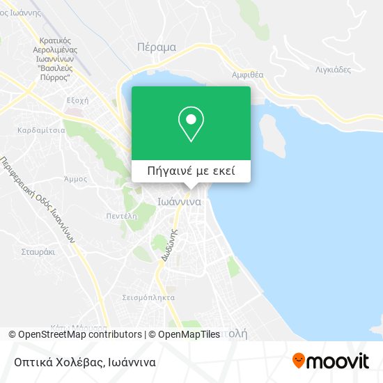 Οπτικά Χολέβας χάρτης