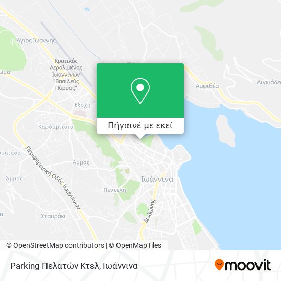 Parking Πελατών Κτελ χάρτης