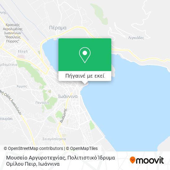 Μουσείο Αργυροτεχνίας, Πολιτιστικό Ίδρυμα Ομίλου Πειρ χάρτης