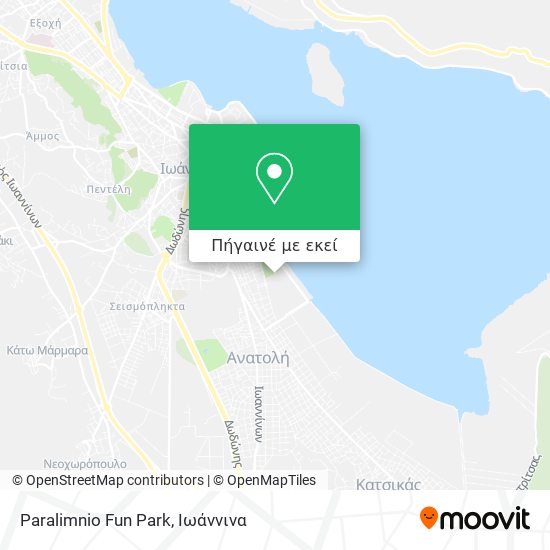 Paralimnio Fun Park χάρτης