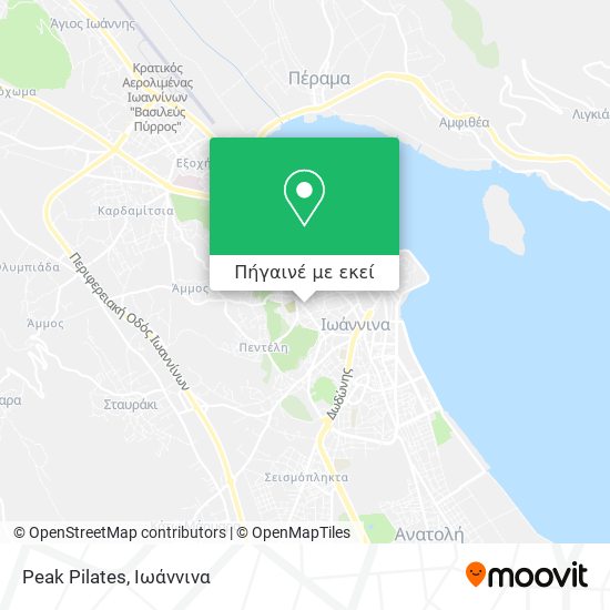 Peak Pilates χάρτης