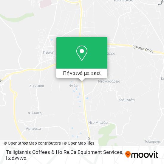 Tsiligiannis Coffees & Ho.Re.Ca Equipment Services χάρτης