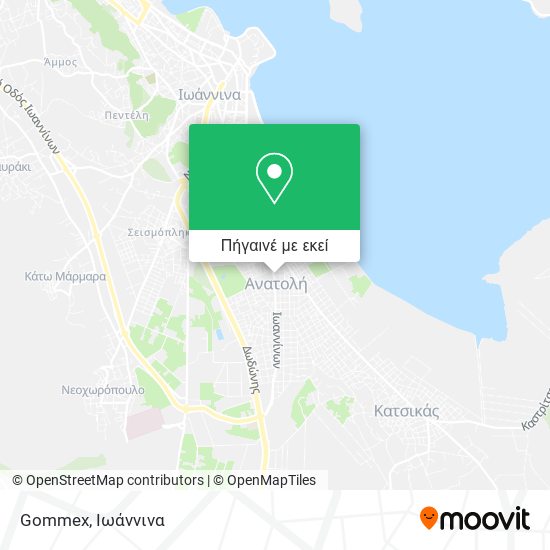 Gommex χάρτης