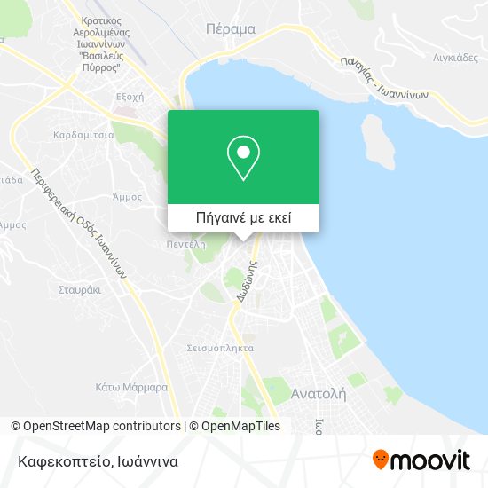 Καφεκοπτείο χάρτης