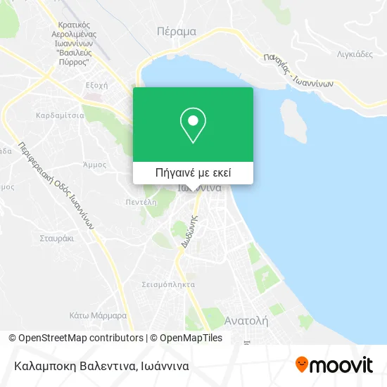Καλαμποκη Βαλεντινα χάρτης