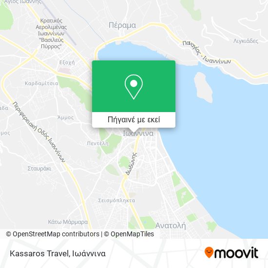 Kassaros Travel χάρτης