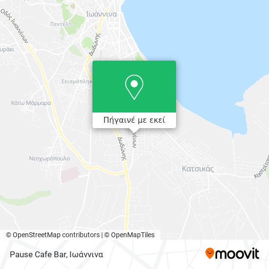 Pause Cafe Bar χάρτης