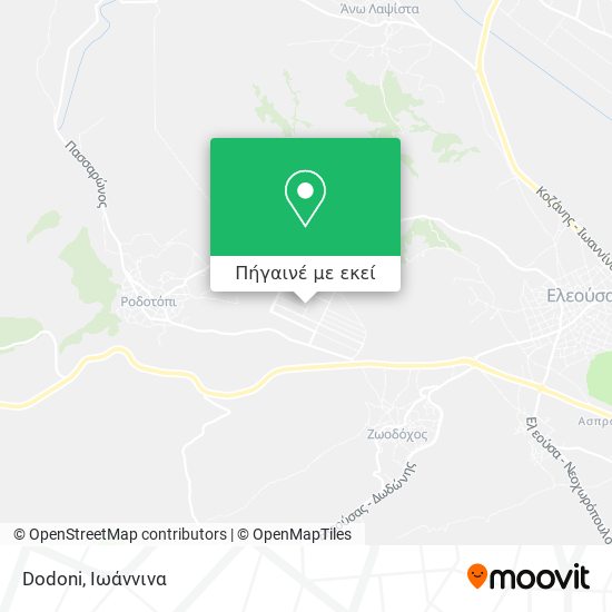 Dodoni χάρτης
