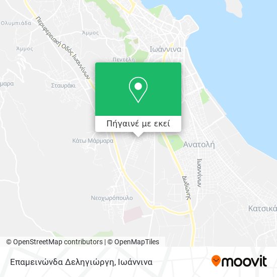 Επαμεινώνδα Δεληγιώργη χάρτης