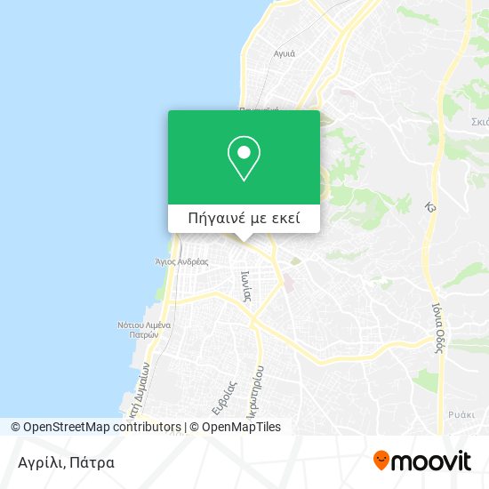 Αγρίλι χάρτης