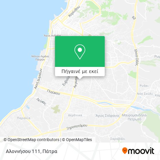 Αλοννήσου 111 χάρτης