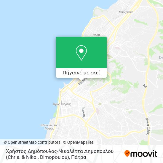 Χρήστος Δημόπουλος-Νικολέττα Δημοπούλου (Chris. & Nikol. Dimopoulou) χάρτης