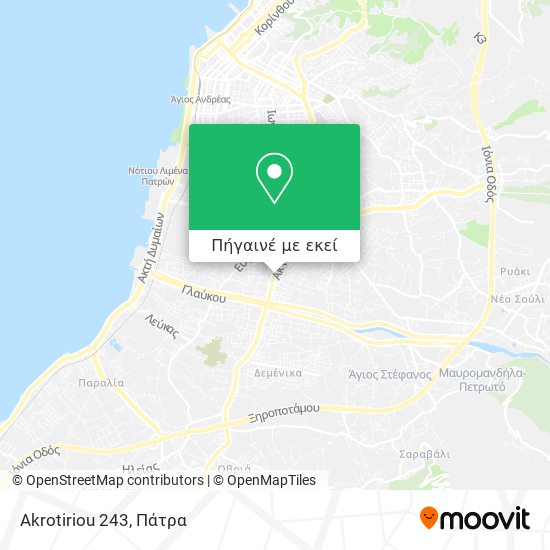 Akrotiriou 243 χάρτης