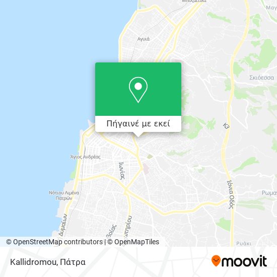 Kallidromou χάρτης