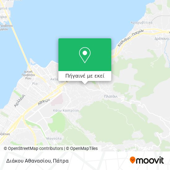 Διάκου Αθανασίου χάρτης