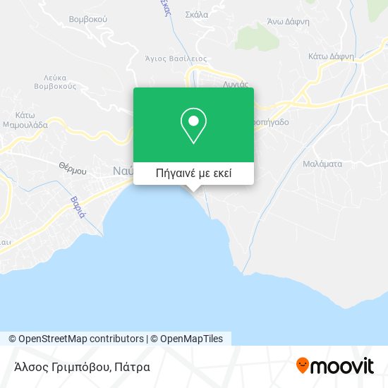 Άλσος Γριμπόβου χάρτης