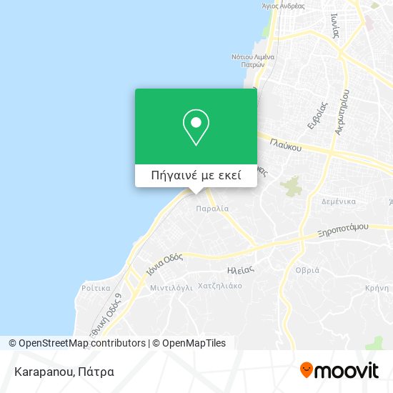 Karapanou χάρτης