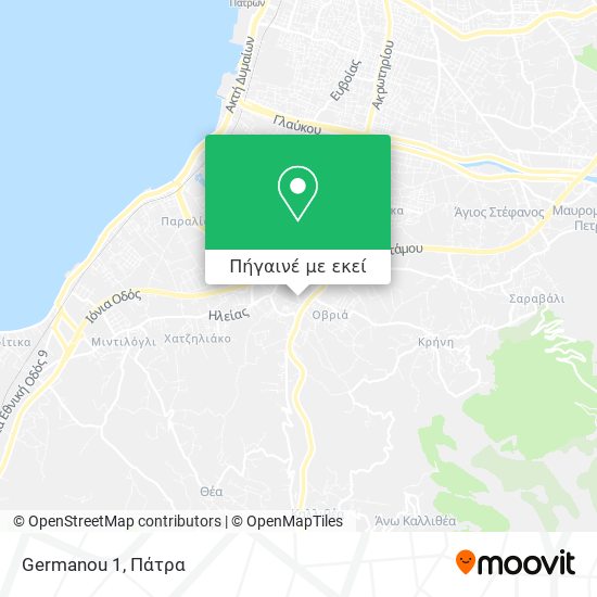Germanou 1 χάρτης