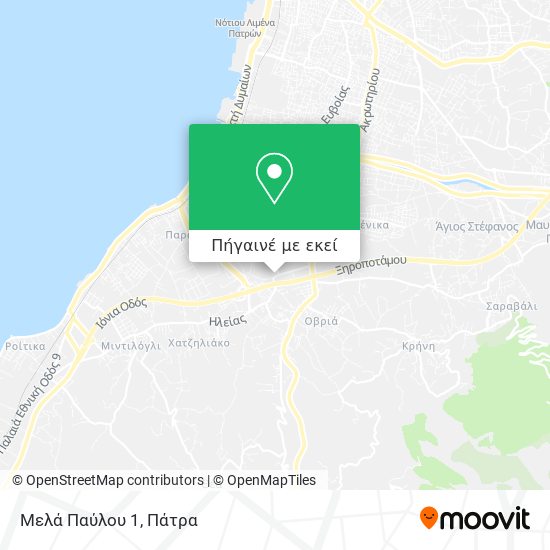 Μελά Παύλου 1 χάρτης