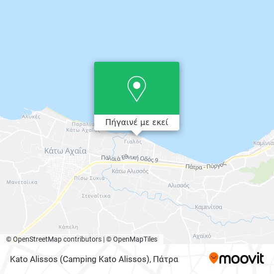 Kato Alissos (Camping Kato Alissos) χάρτης