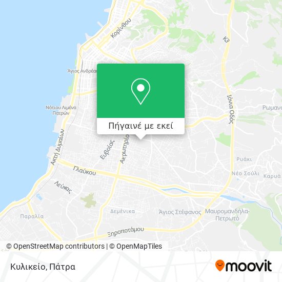 Κυλικείο χάρτης