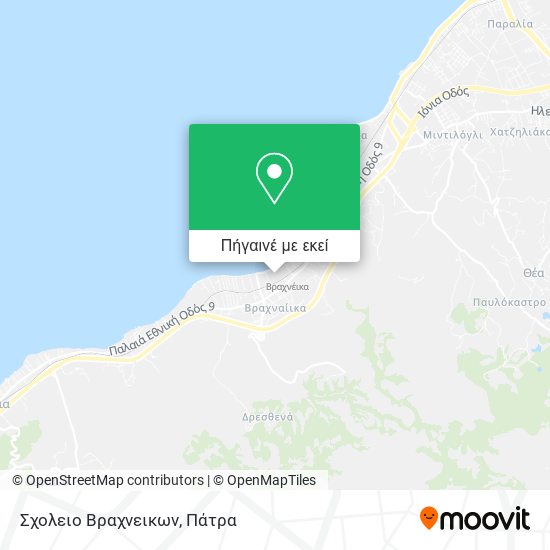 Σχολειο Βραχνεικων χάρτης