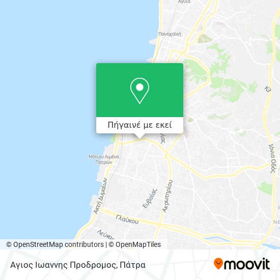 Αγιος Ιωαννης Προδρομος χάρτης