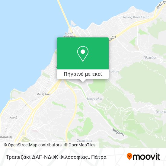 Τραπεζάκι ΔΑΠ-ΝΔΦΚ Φιλοσοφίας. χάρτης