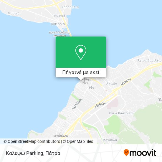 Καλυψώ Parking χάρτης