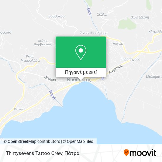 Thirtysevens Tattoo Crew χάρτης